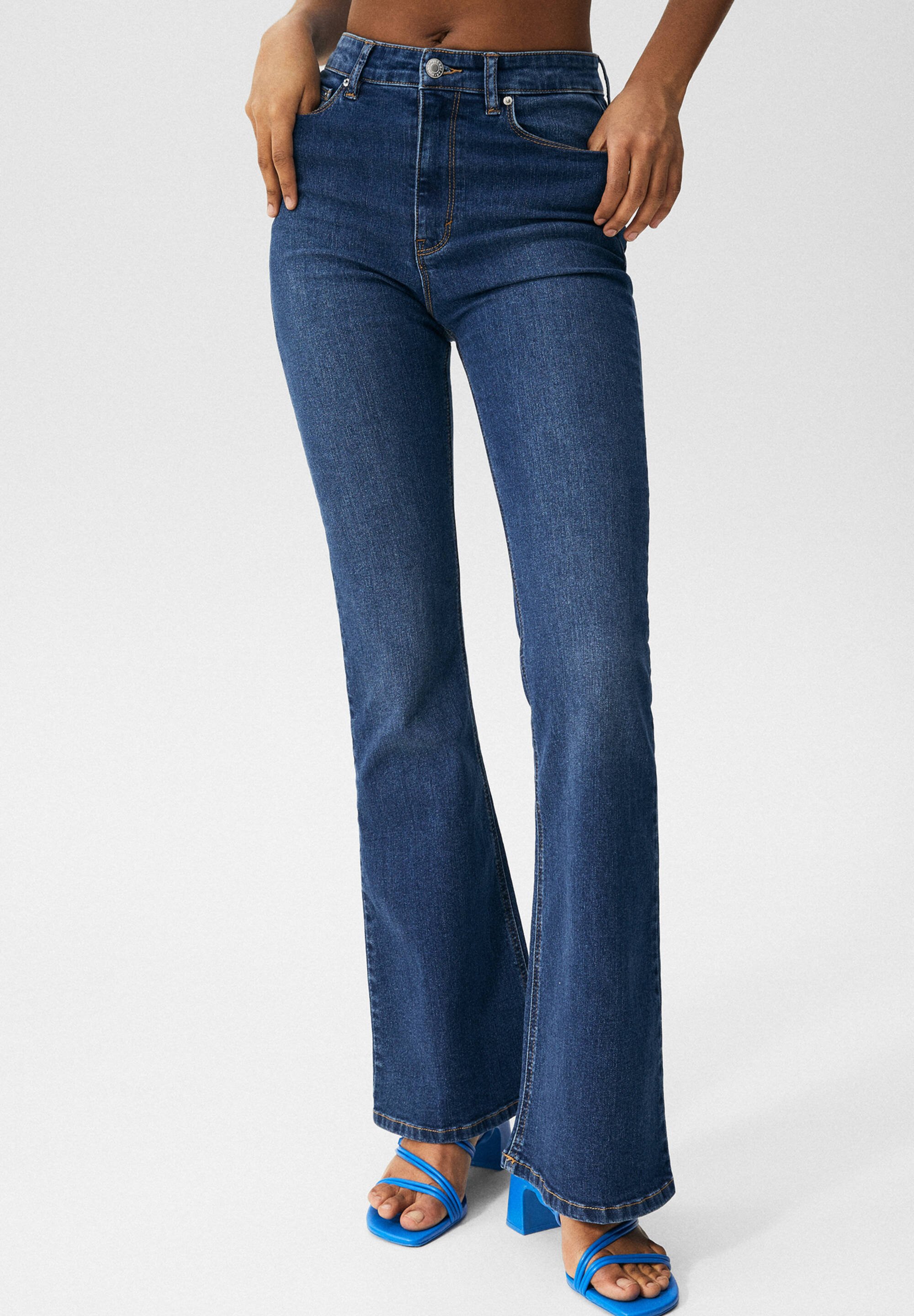 PULL\u0026BEAR Jeans a zampa - dark blue denim/blu scuro - Zalando.it