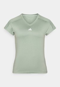 Sports T-shirts - silver green/white