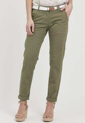 Oxmo OXCHAKIRA - Chinos - dusty oliv