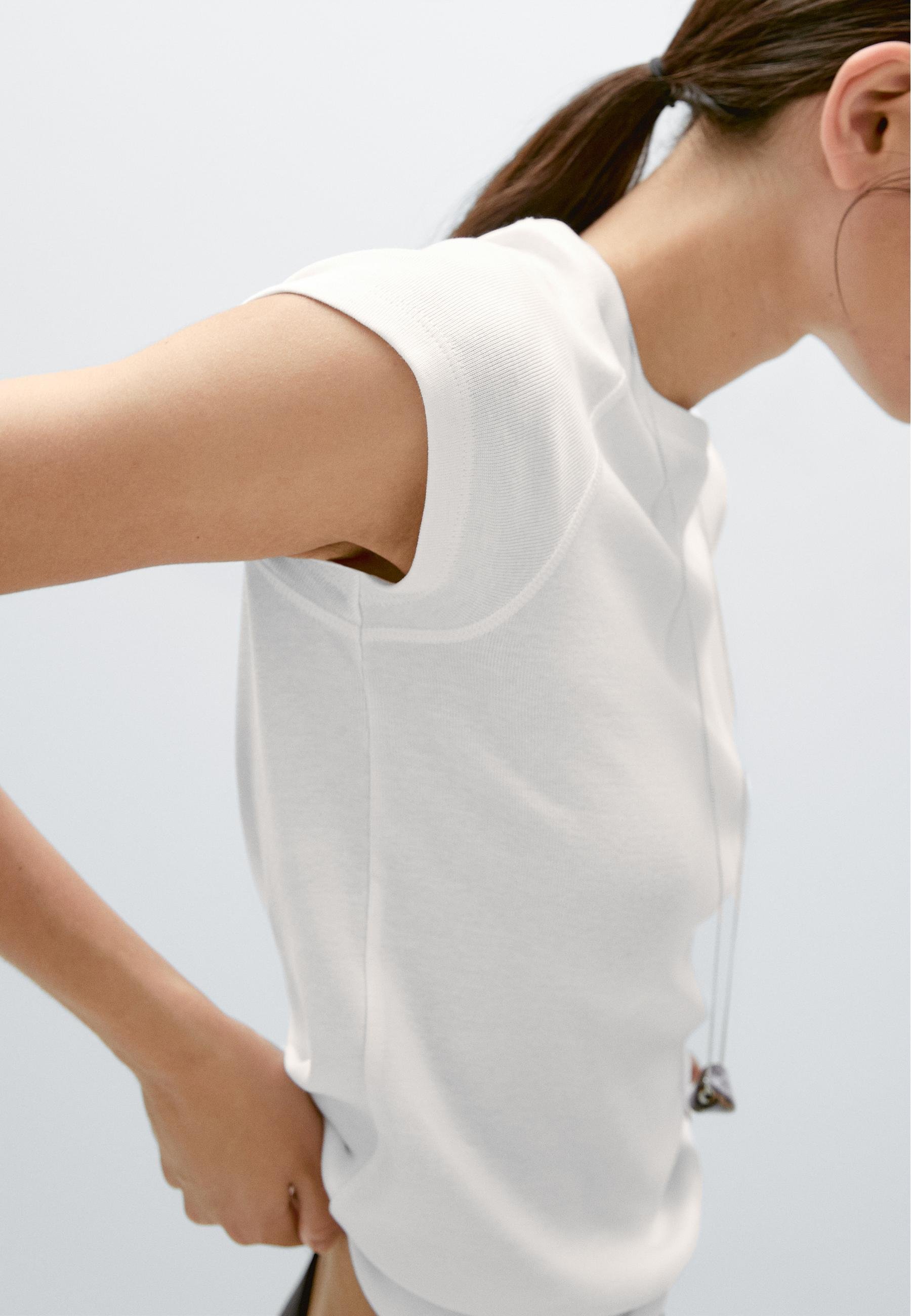 Massimo Dutti WITH SHORT RAGLAN SLEEVES - Basic T-shirt