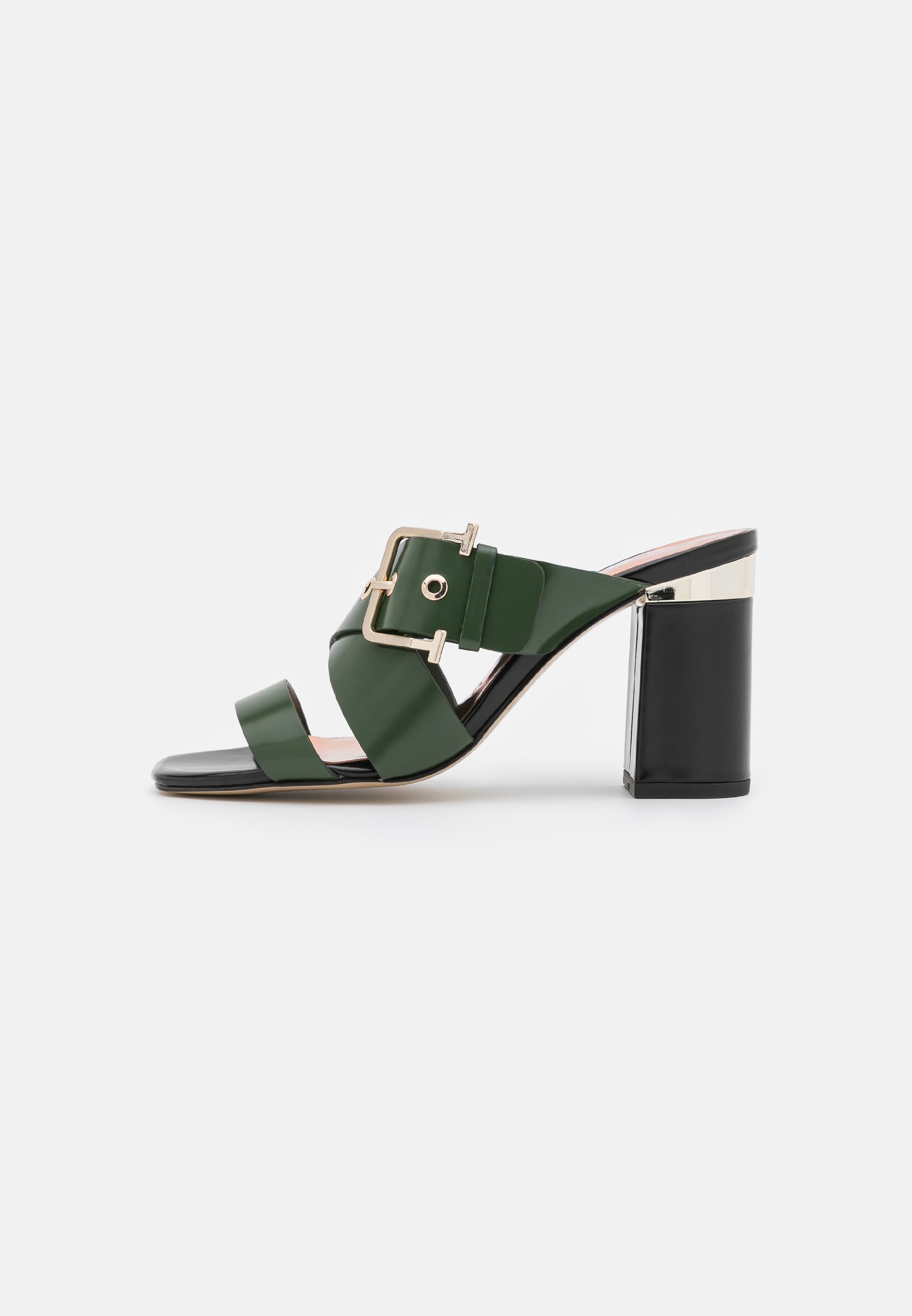 Ted Baker PEATAA - Heeled mules - khaki 
