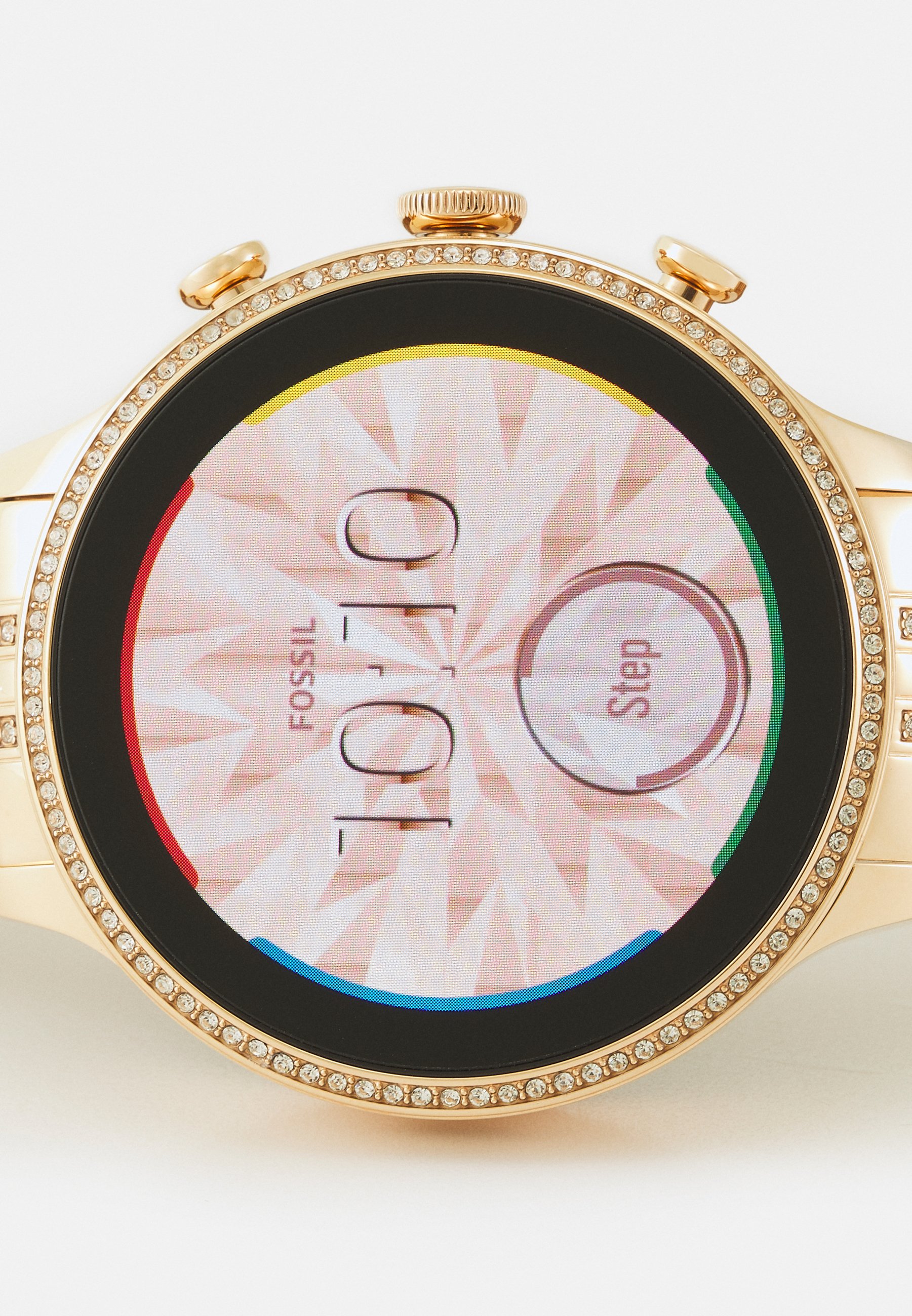 smartwatch fossil gold