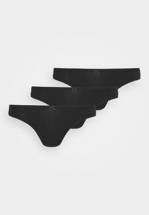 JACK 3 PACK - Tanga - noir