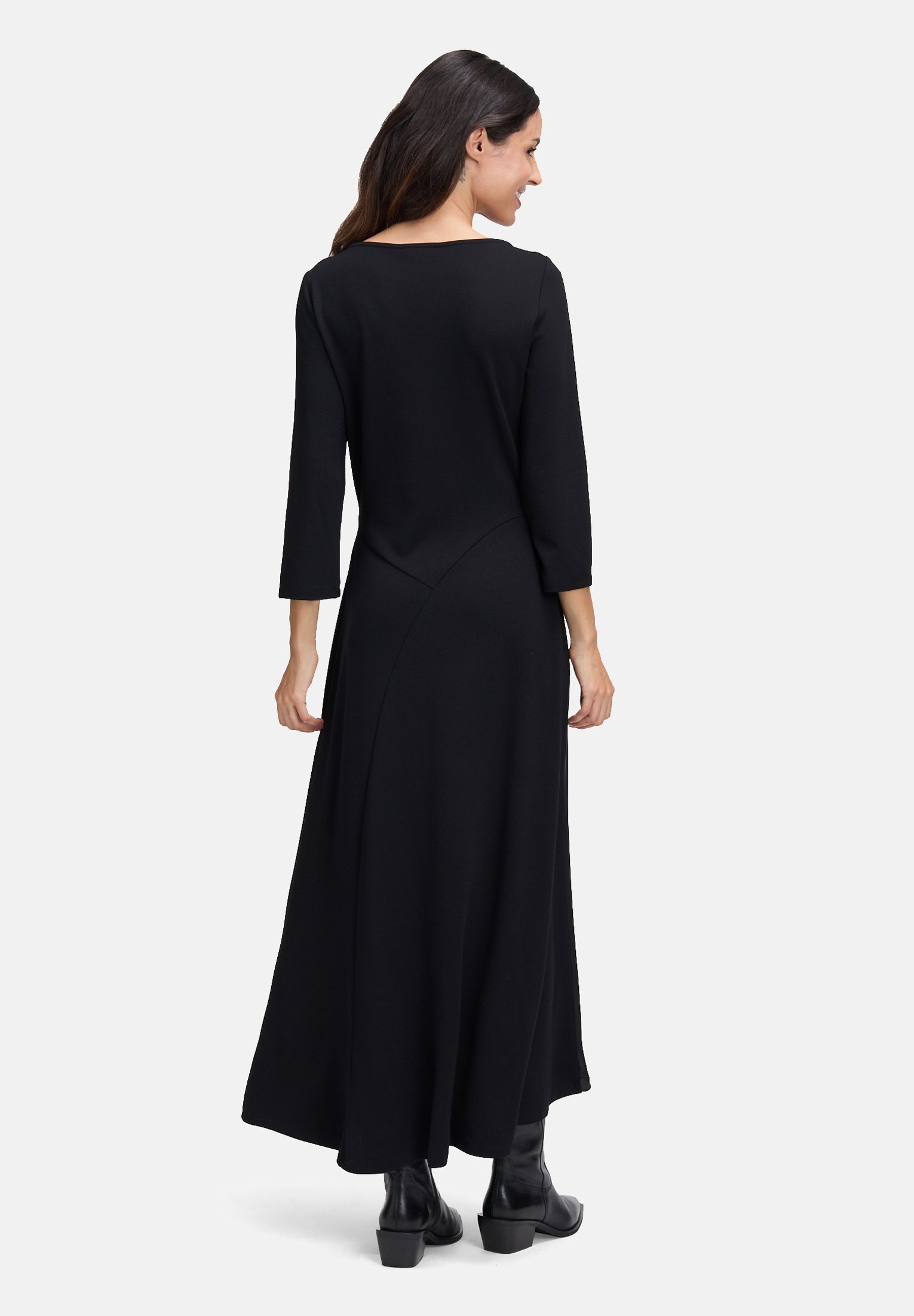 cos plunge open back maxi dress Shona Joy - La Lune Plunged Cross Back Maxi Dress - White