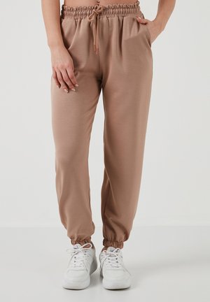 Tracksuit bottoms - beige