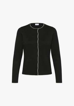 Saint Tropez, MILASZ CONTRAST STRIPE - Vest - black g.morn mel. contrast