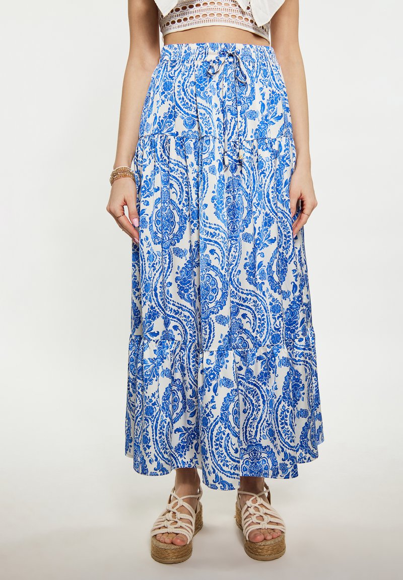 IZIA Faltenrock - blau