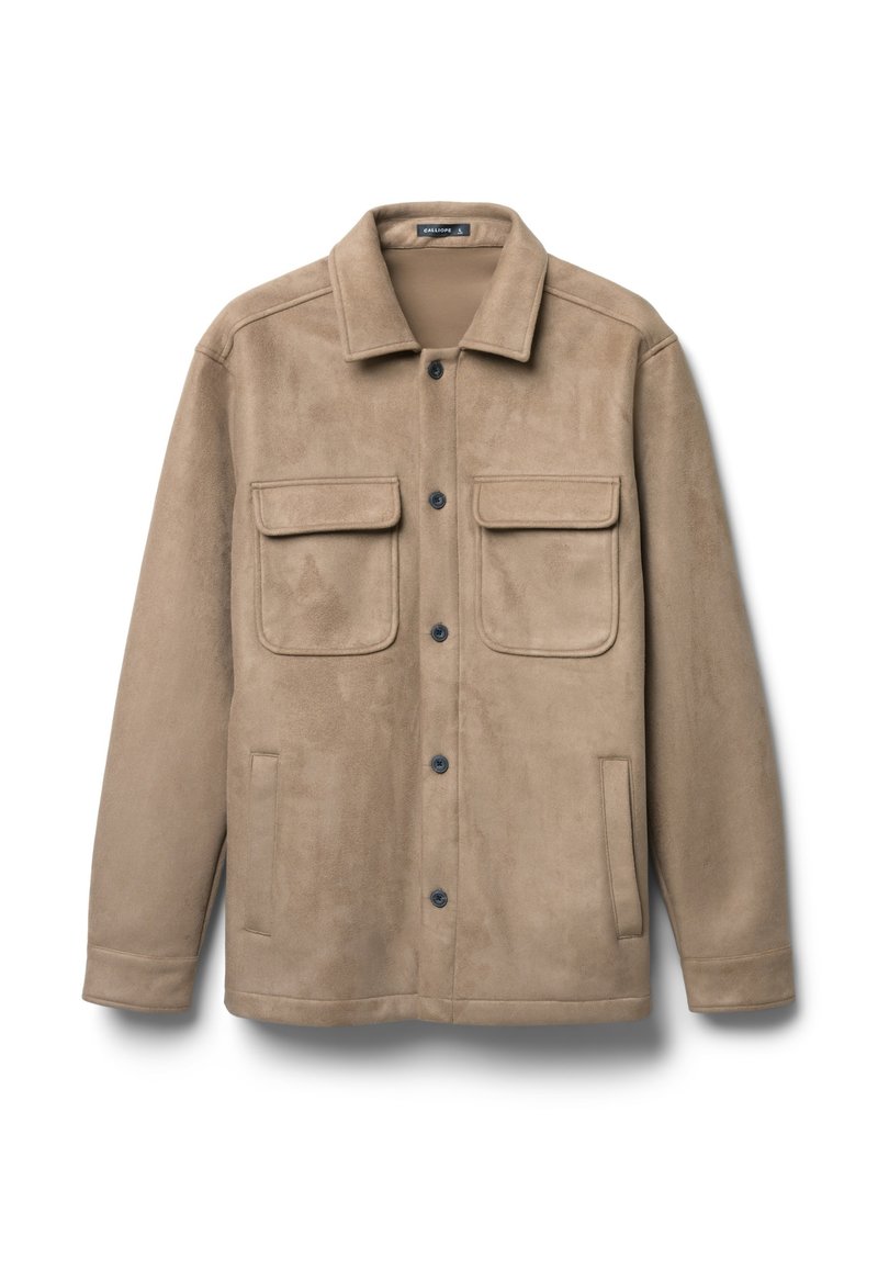 Calliope SHACKET SIMIL CAMOSCIO - Veste en similicuir - tabacco/marron ...