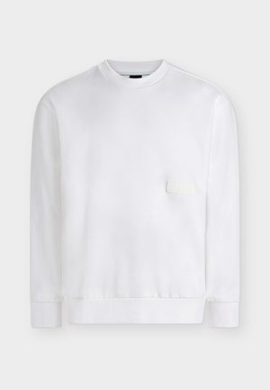 BOSS, CREWNECK - Sweatshirt - white