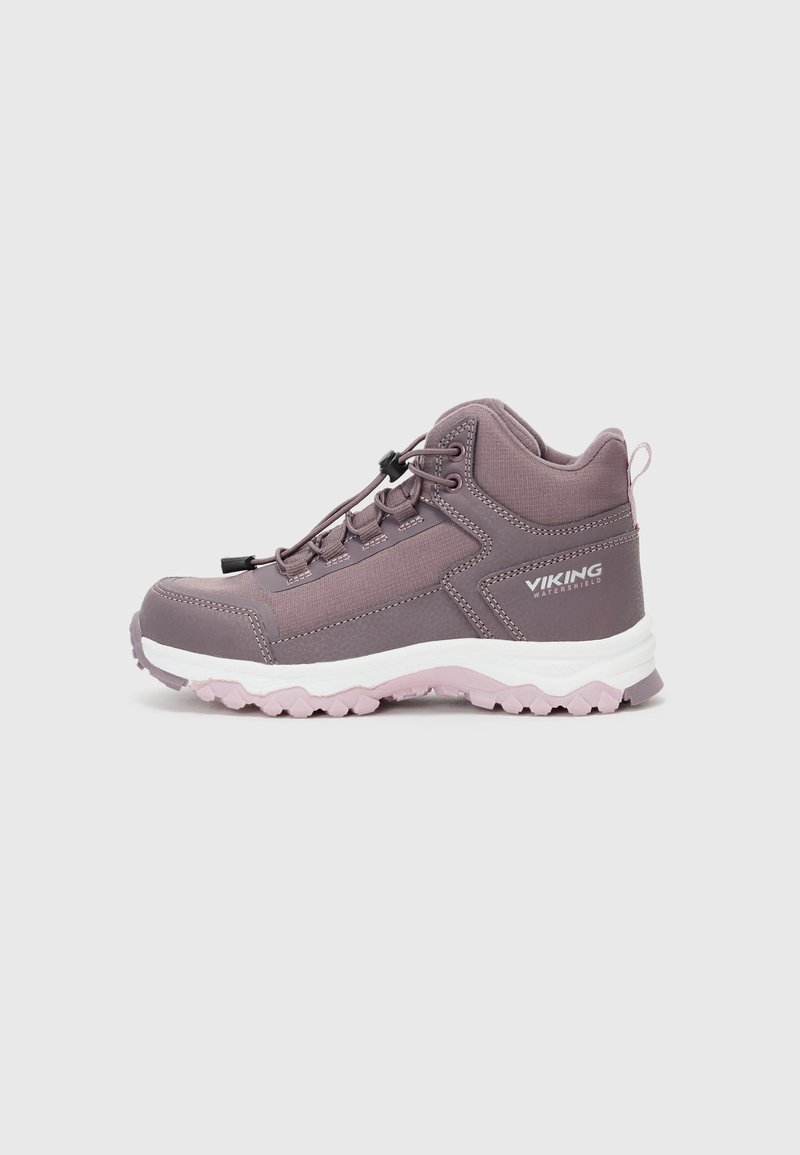 Viking AKKAR MID - Høye joggesko - plum/pink
