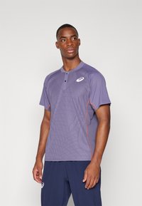 ASICS - MATCH TOP - Polo shirt - greyish purple Thumbnail Image 1