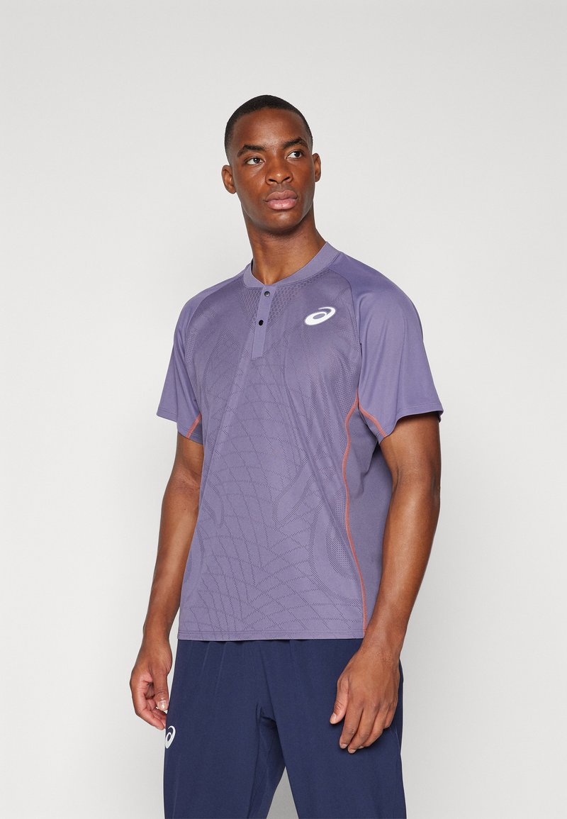 ASICS - MATCH TOP - Polo shirt - greyish purple, Enlarge