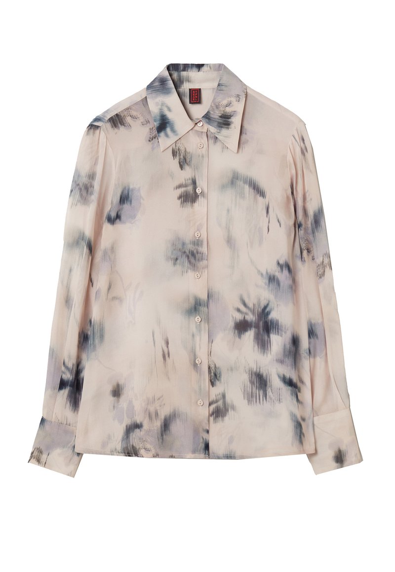 Stefanel Overhemdblouse beige Stefanel Overhemdblouse beige