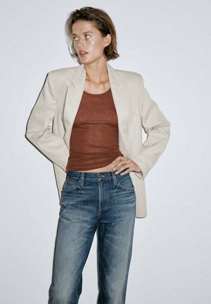 Mango, ADULT - Straight leg jeans - dark blue