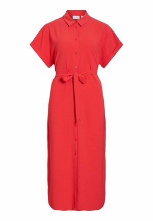 VILA, VIJAYLO SHIRT DRES - Abito a camicia - hibiscus1