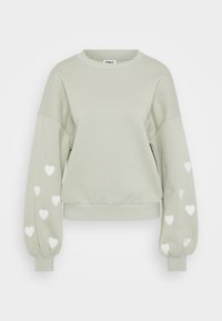 ONLMACY O NECK BOX - Felpa - desert sage/cloud dancer