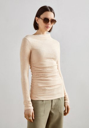 Long sleeved top - camel