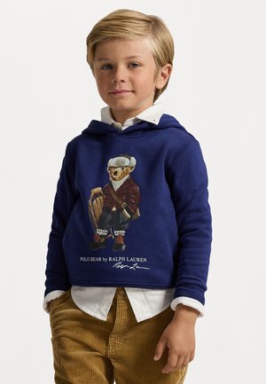 POLO BEAR HOODIE - Felpa con cappuccio - fall royal