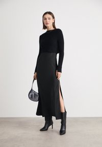AllSaints AMOS DRESS 2-IN-1 - Džemperis - black