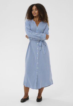 LCLUDA - Hverdagskjole - galaxy blue white stripe