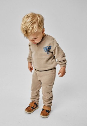 MINOTI LONG SLEEVE SET - Verryttelypuku - beige