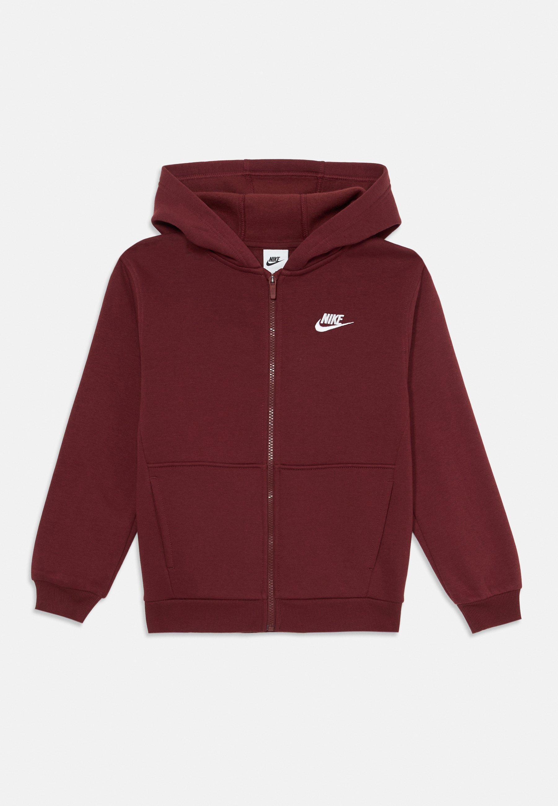 nike red zip up