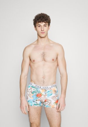Pier One 5 PACK - Boxers - black/red/light blue