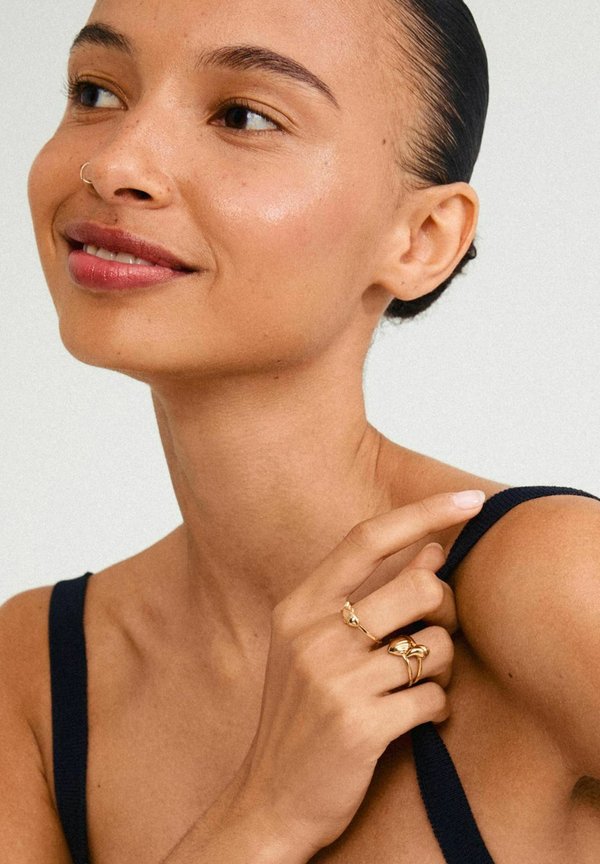 BREEZE 3 PACK - Ring - gold plated