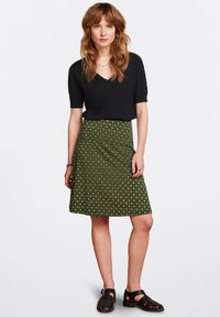 King Louie - BORDER RIO - A-line skirt - black Thumbnail Image 1