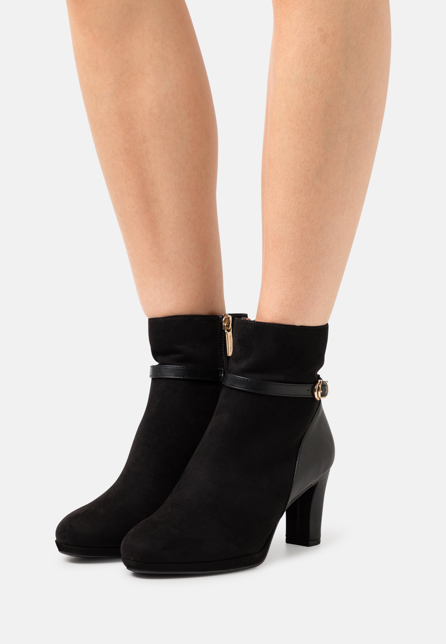 Lauren Ralph Lauren ARIANNE - Korte laarzen - black/zwart - Zalando.nl