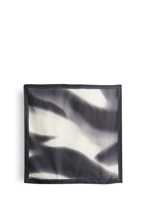 ONE SIZE ABSTRACT PRINT - Halsdoek - black