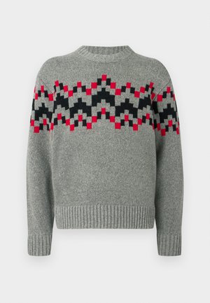 SWEATER - Πουλόβερ - medium grey melange