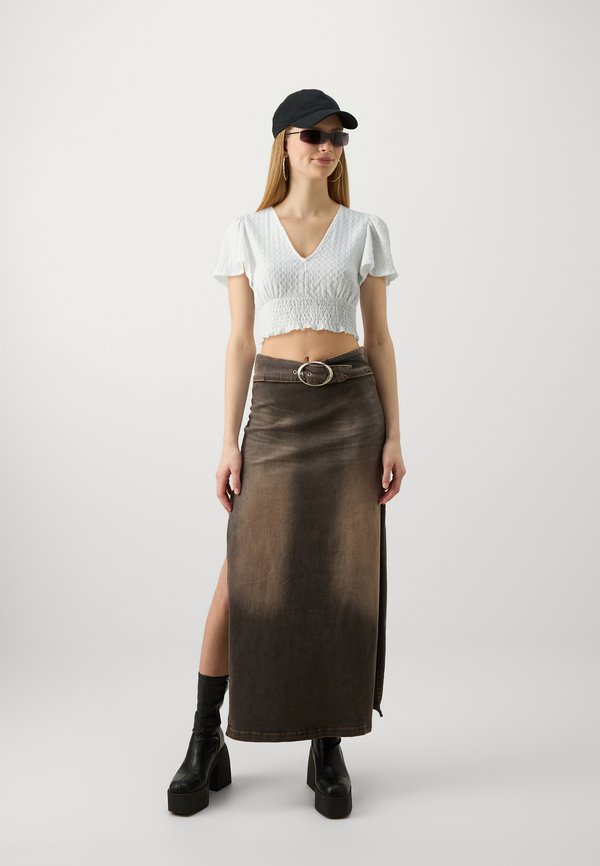 ONLHANNAH SMOCK - Basic T-shirt - cloud dancer4