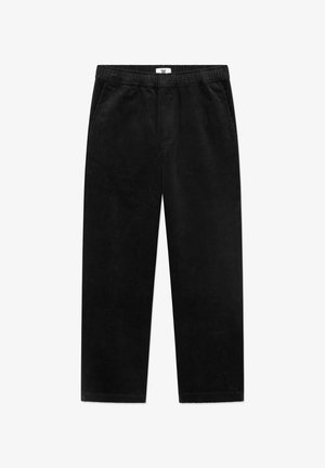 DOUBLE A BY W.W. LAX - Püksid - black sand