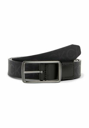 REVERSIBLE LOGO - Ceinture - black mono ck