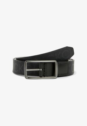 Calvin Klein REVERSIBLE LOGO - Riem - black mono ck