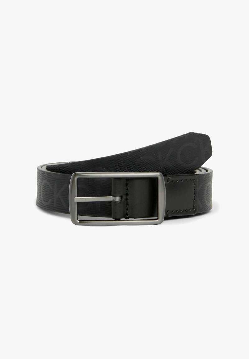 Calvin Klein REVERSIBLE LOGO - Cinturón - black mono ck
