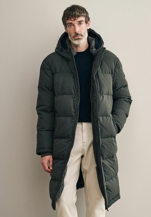 REGULAR FIT SIGNATURE LONGLINE - Vinterfrakke - khaki green