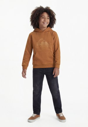 Quiksilver COMP LOGO GNZ0 UNISEX - Mikina s kapucňou - brown