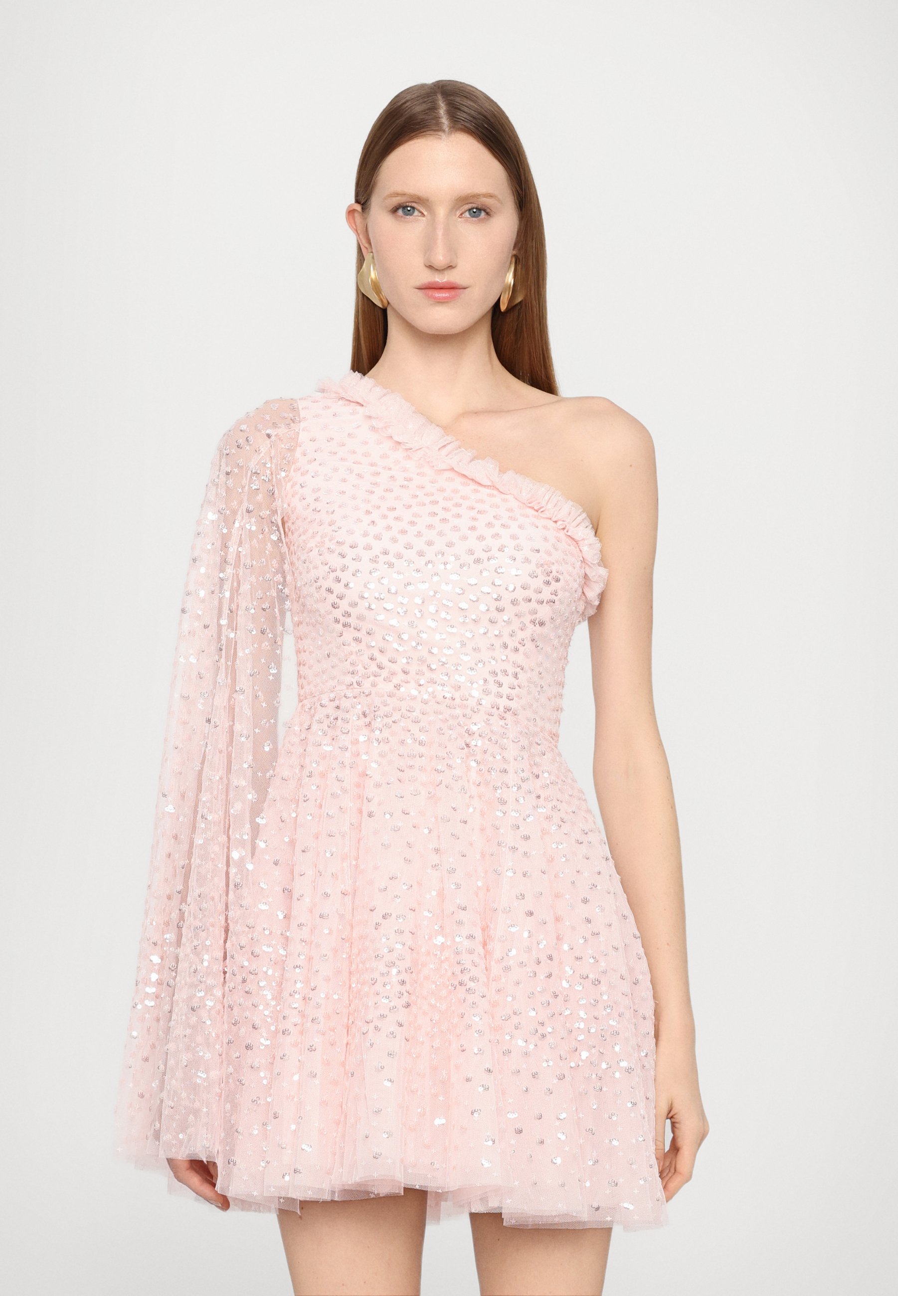 knee length dresses for ladies Angeline Sequin Mini Dress