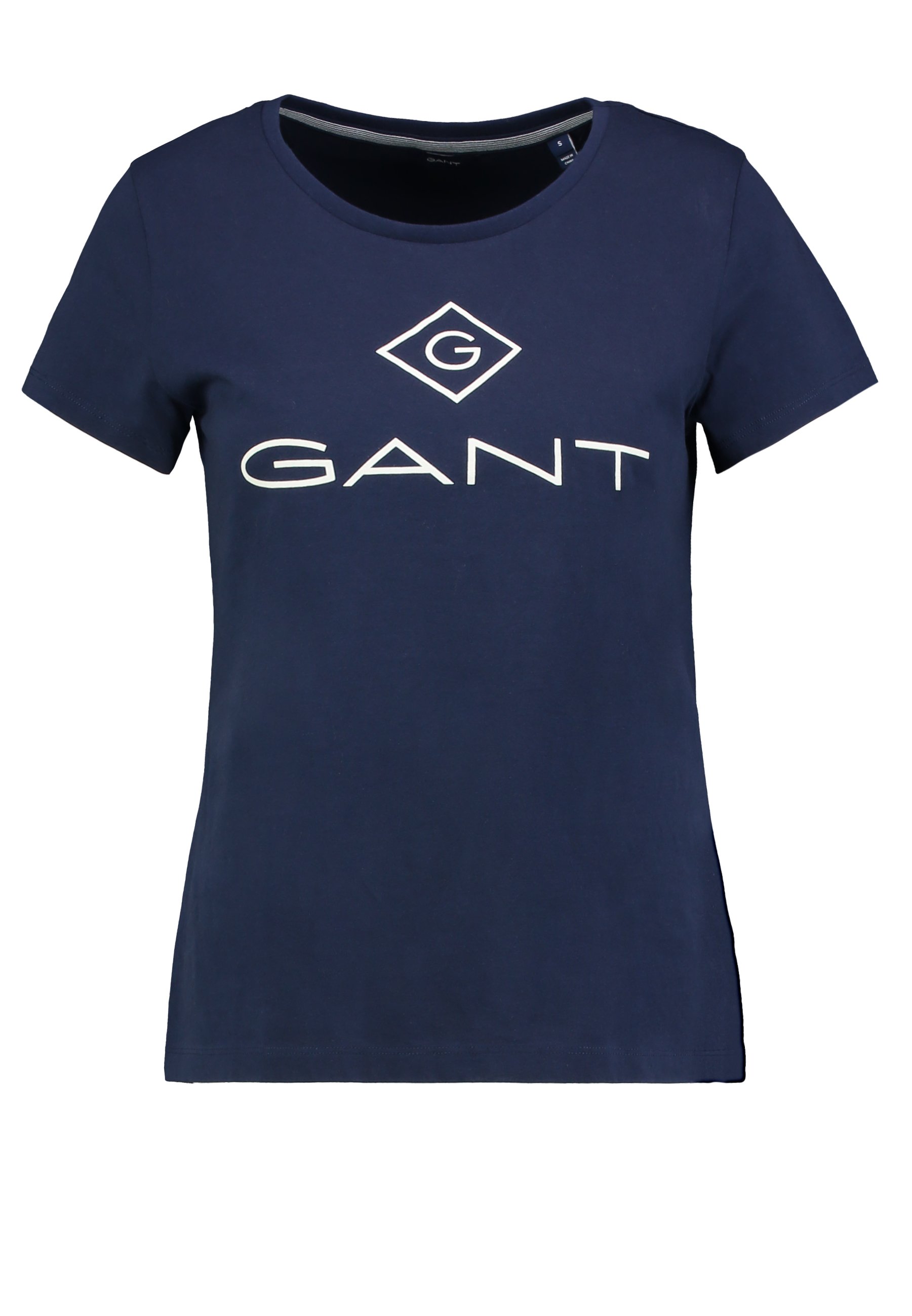 GANT LOCK UP T shirts med print evening blue Zalando.no preppy essentials T skjorte med GANT logo Evening Blue for