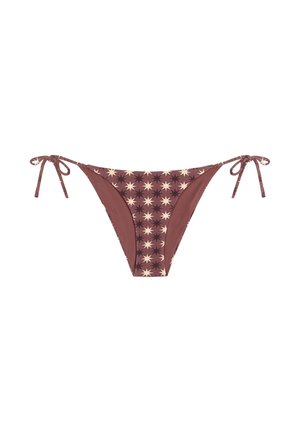 Robin Collection, STELLA CLASSIC BOW BIKINI BOTTOM - Braguita de bikini - marrón