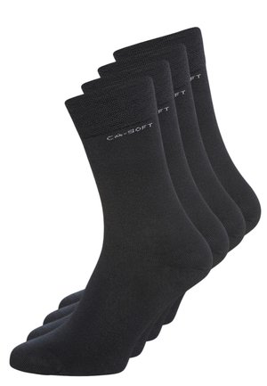 SOFT WOOL 4 PACK - Socks - navy