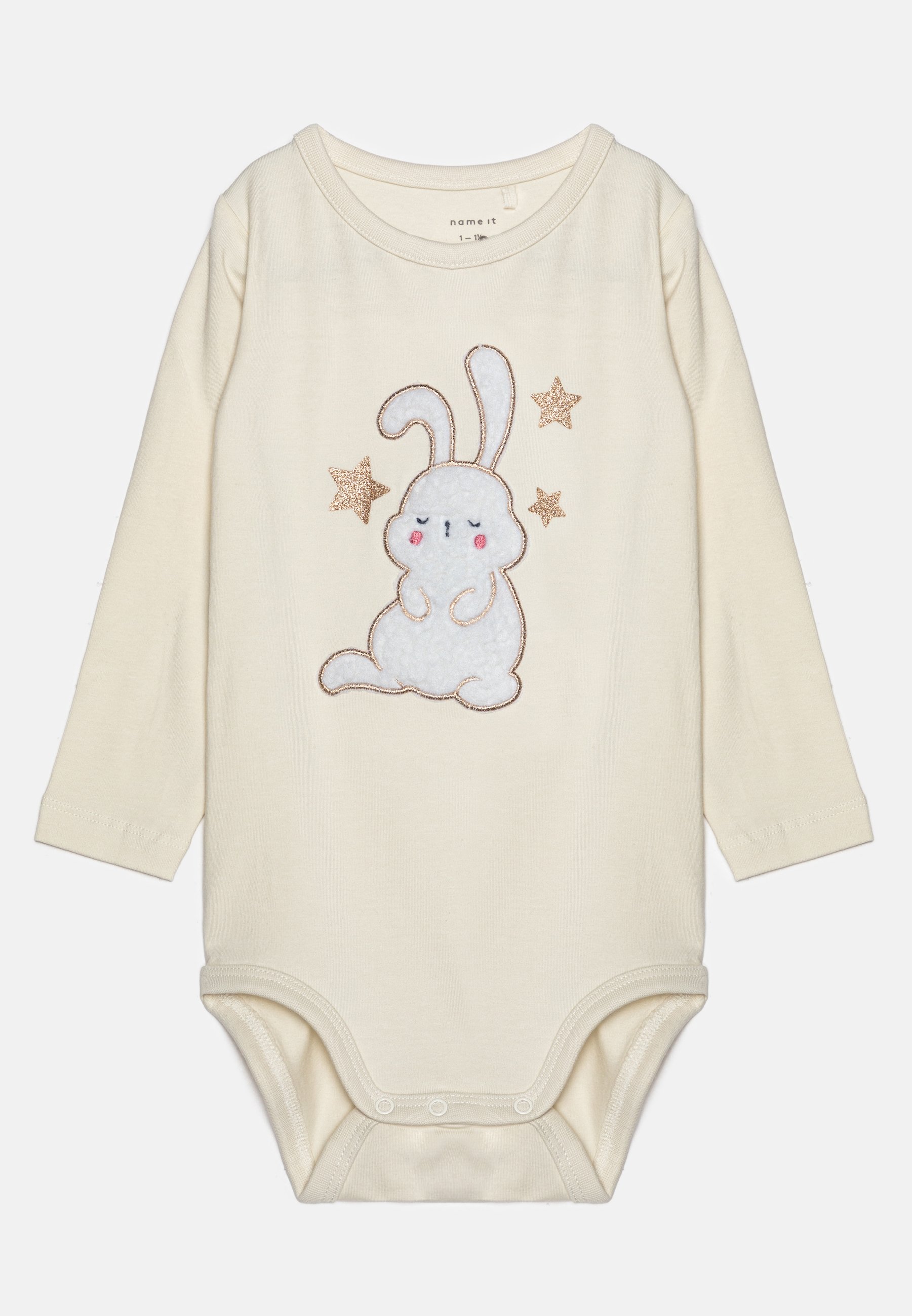 NAME IT BABY pyjama NBFNIGHTSUIT - set van 2 ecru/lila NAME IT BABY pyjama NBFNIGHTSUIT - set van 2 ecru/lila
