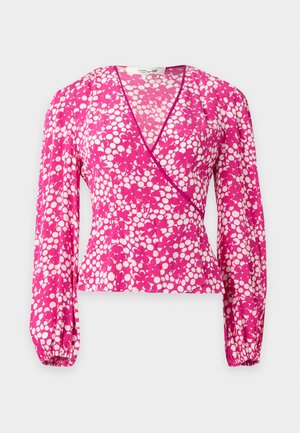 Diane von Furstenberg, FLORA WRAP - Blouse - pink