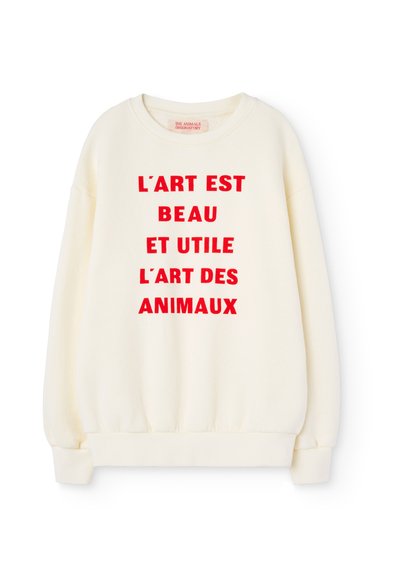 THE ANIMALS OBSERVATORY BEAR UNISEX - Sudadera - off white