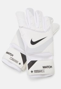 Nike Performance NIKE MATCH - Guantes de portero - white/pure platinum/black