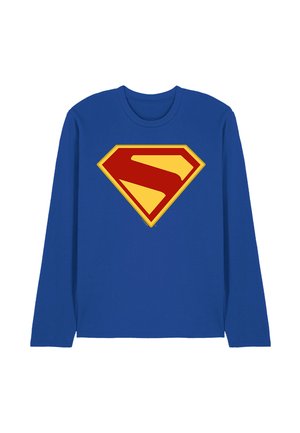 Cotton Soul, SUPERMAN (2025) LOGO - Langarmshirt - royal blue