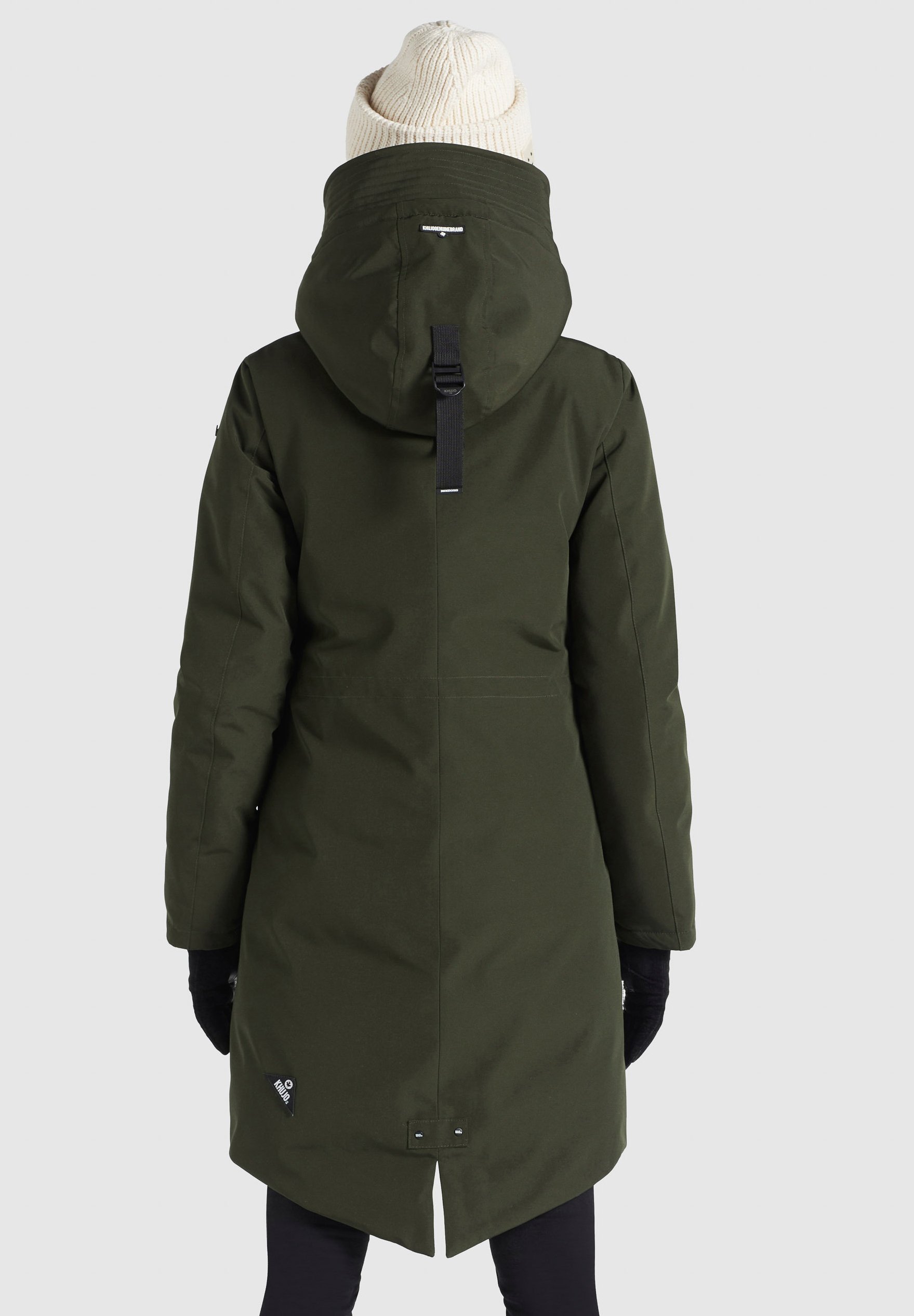 polyester winter coat