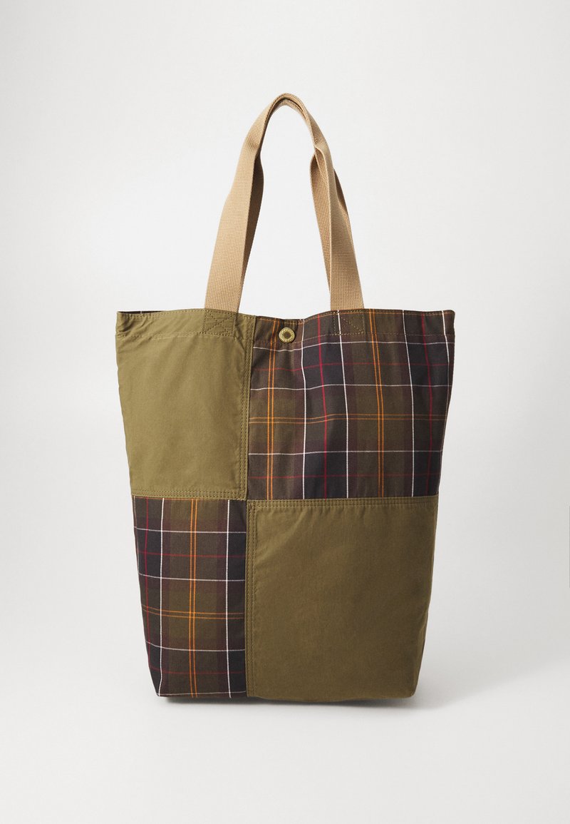 Barbour PATCHWORK TOTE BAG UNISEX - Τσάντα Tote - dusky green